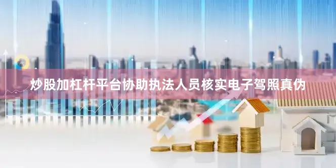 炒股加杠杆平台协助执法人员核实电子驾照真伪