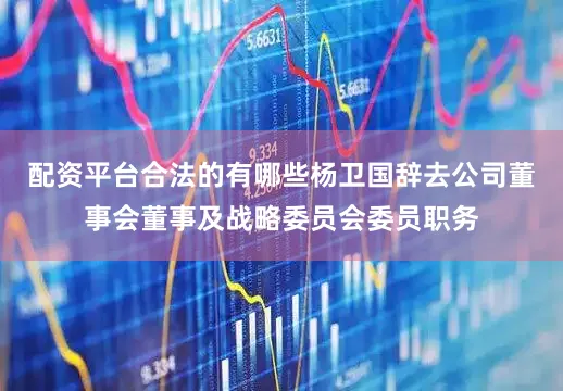 配资平台合法的有哪些杨卫国辞去公司董事会董事及战略委员会委员职务